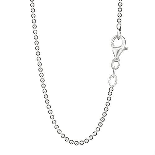 NKlaus 40cm Kugelkette 925 Silber elegante Halskette Breite: 1,5mm Collier 2,98g schwer 8195 von NKlaus