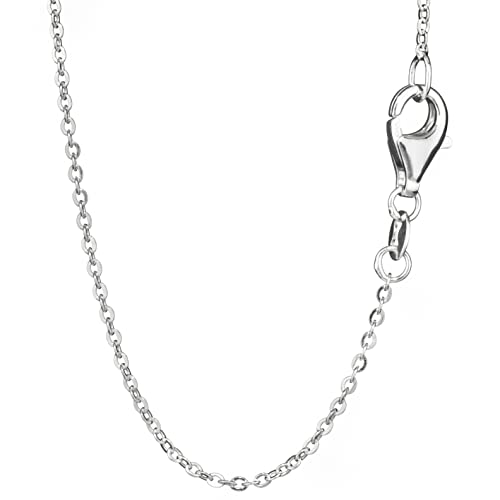NKlaus 42cm Ankerkette 925 Silber elegante Halskette filigrante Breite 0,8mm Collier 1,4g federleicht 4994 von NKlaus