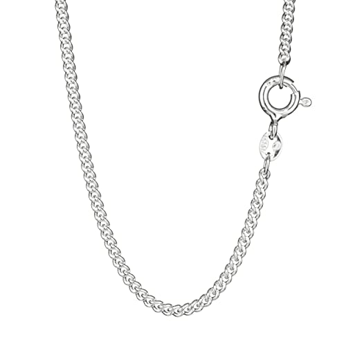 NKlaus 42cm Panzerkette 925 Silber elegante Halskette Breite: 1,7mm Collier 3,32g schwer 6851 von NKlaus