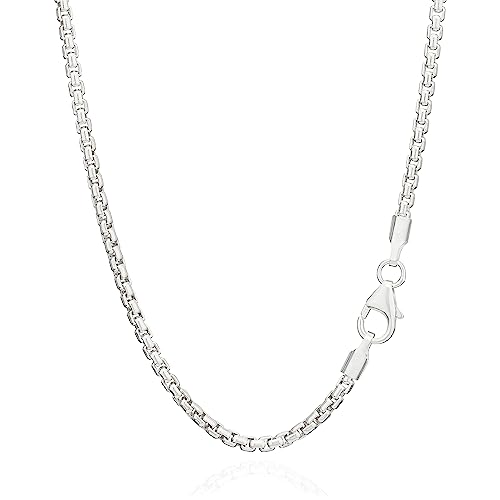 NKlaus 42cm Venezianerkette 925 Silber elegante Halskette Breite: 2,0mm Collier 8g schwer 8974 von NKlaus