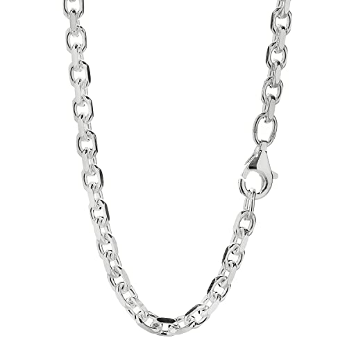 NKlaus 45cm Ankerkette 925 Silber elegante Halskette Breite: 3,0mm Collier 12,6g schwer 3698 von NKlaus