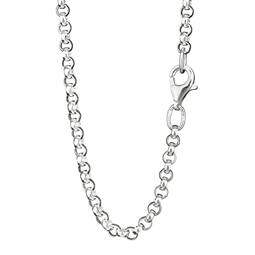 NKlaus 45cm Erbskette 925 Silber elegante Halskette Breite: 2,7mm Collier 8,46g schwer 5391 von NKlaus