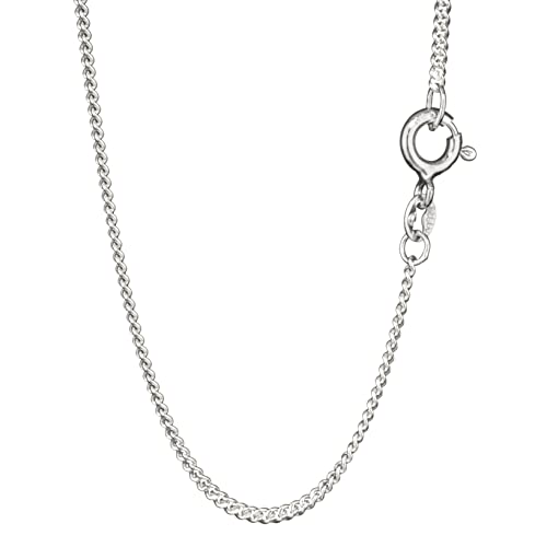 NKlaus 50cm Panzerkette 925 Silber elegante Halskette filigrante Breite 1,4mm Collier 2,84g schwer 4113 von NKlaus