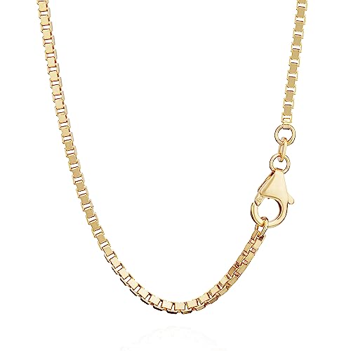 NKlaus 50cm Venezianerkette 585 Gelbgold 14 Karat elegante Halskette Breite: 1,8mm Collier 11,4g schwer 9390 von NKlaus