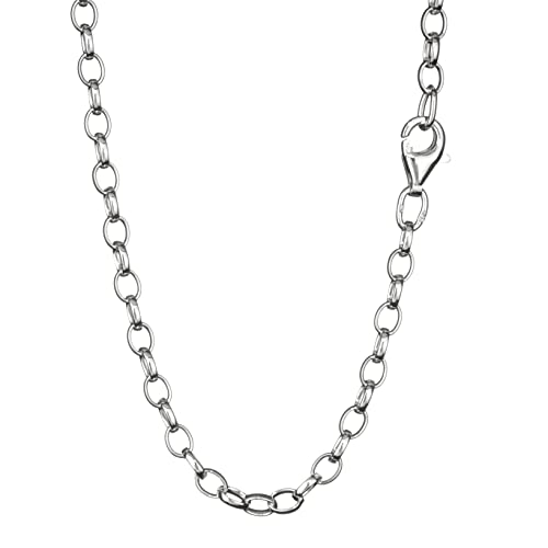 NKlaus 55cm Erbskette 925 Silber elegante Halskette Breite: 3,1mm Collier 7,28g schwer 5475 von NKlaus