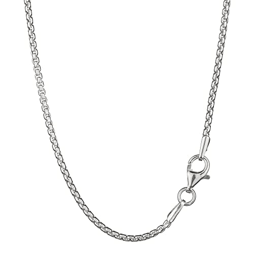 NKlaus 55cm Venezianerkette 925 Silber elegante Halskette Breite: 1,7mm Collier 7,7g schwer 8460 von NKlaus