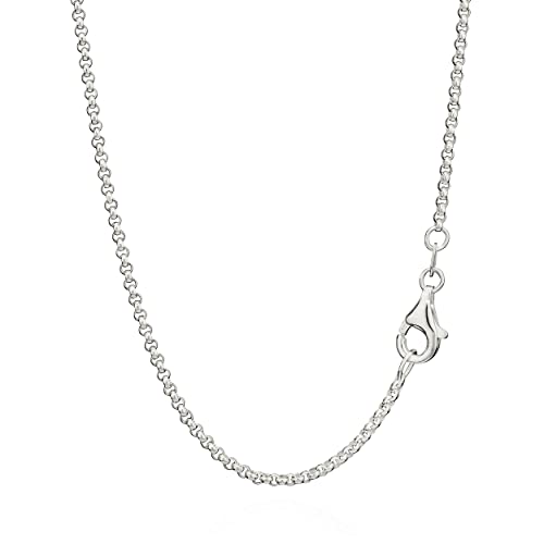 NKlaus 55cm Erbskette 925 Silber elegante Halskette Breite: 1,5mm Collier 4g schwer 11395 von NKlaus