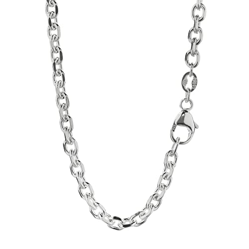 NKlaus 60cm Ankerkette 925 Silber elegante Halskette Breite: 3,0mm Collier 12g schwer 3416 von NKlaus