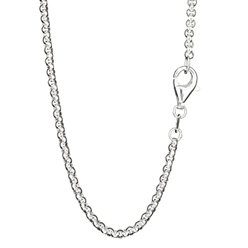 NKlaus 65cm Erbskette 925 Silber elegante Halskette Breite: 2,0mm Collier 8,62g schwer 5497 von NKlaus
