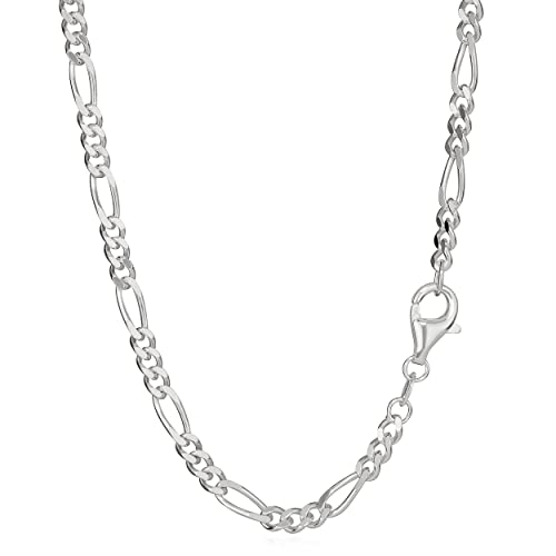 NKlaus 70cm Figarokette 925 Silber elegante Halskette Breite: 3,0mm Collier 10,8g schwer 14312 von NKlaus