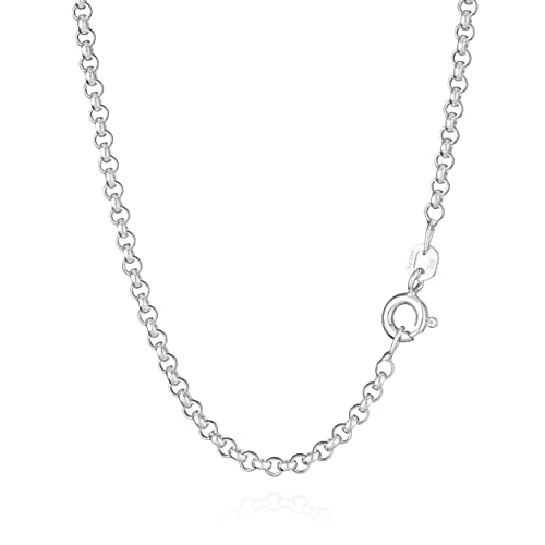 NKlaus 70cm Erbskette 925 Silber elegante Halskette Breite: 2,5mm Collier 10,19g schwer 8138 von NKlaus