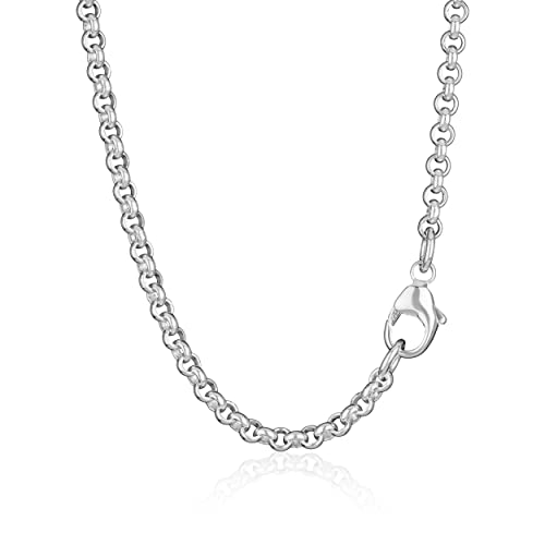 NKlaus 70cm Erbskette 925 Silber elegante Halskette Breite: 2,9mm Collier 13,79g schwer 8676 von NKlaus