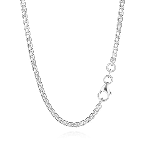 NKlaus 70cm Venezianerkette 925 Silber elegante Halskette Breite: 2,7mm Collier 22,7g schwer 8153 von NKlaus