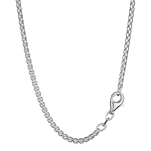 NKlaus 70cm Venezianerkette 925 Silber elegante Halskette Breite: 1,9mm Collier 12,1g schwer 8473 von NKlaus