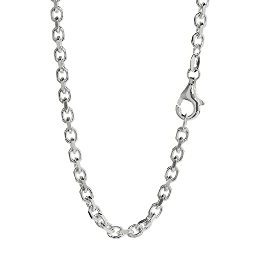 NKlaus 80cm Ankerkette 925 Silber elegante Halskette Breite: 2,7mm Collier 16g schwer 3694 von NKlaus