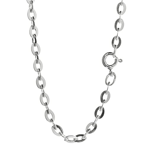 NKlaus 80cm Ankerkette 925 Silber elegante Halskette Breite: 3,7mm Collier 14,4g schwer 3598 von NKlaus