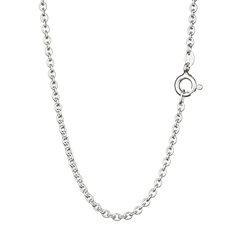 NKlaus 42cm Ankerkette 925 Silber elegante Halskette Breite: 1,6mm Collier 3,5g schwer 4208 von NKlaus