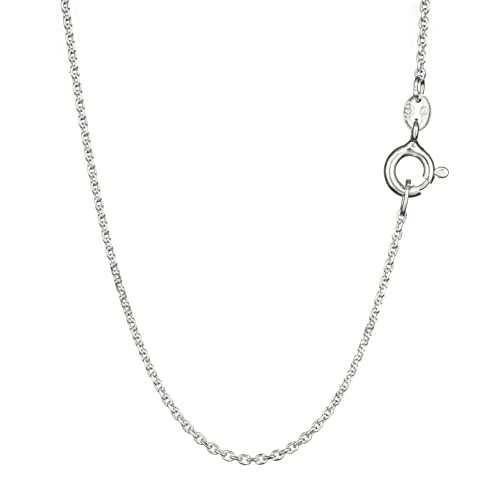 NKlaus 55cm Ankerkette 925 Silber elegante Halskette filigrante Breite 1,2mm Collier 2,01g schwer 4417 von NKlaus