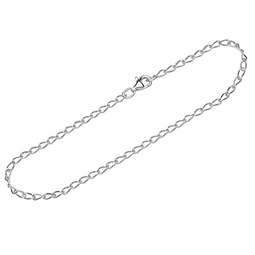 NKlaus Armband 925 Sterling Silber 19cm Langpanzerkette diamantiert Herren Armkette Neu 12571 von NKlaus