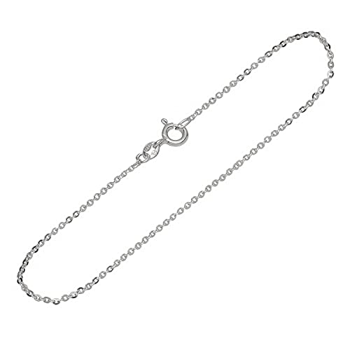 NKlaus Armband 925 Sterling Silber 19cm Panzerkette rund Damen designer Armbandkette 12525 von NKlaus