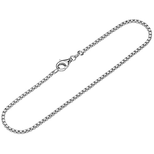 NKlaus Armband 925 Sterling Silber 19cm Venezianerkette rund Damen design Armbandkette 12484 von NKlaus