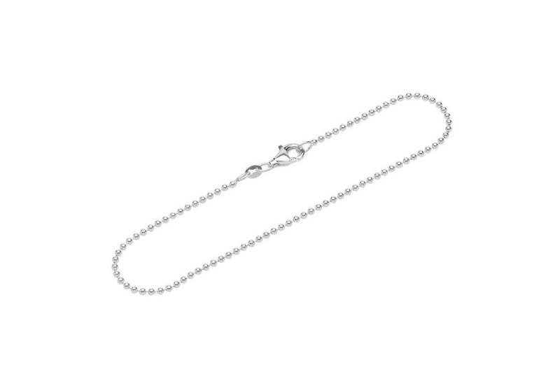 NKlaus Armband 925 Silber 19cm Kugelkette rund Damen 12447 (1 Stück), Designer Armbandkette von NKlaus
