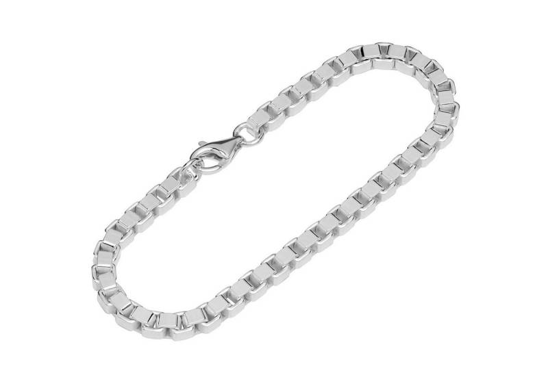 NKlaus Armband 925 Silber 20cm Venezianerkette diamantiert 12504 (1 Stück), Designer Armbandkette von NKlaus