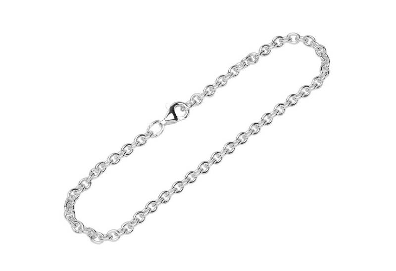 NKlaus Armband 925 Silber 19cm Ankerkette rund Herren 12631 (1 Stück), Designer Armbandkette von NKlaus