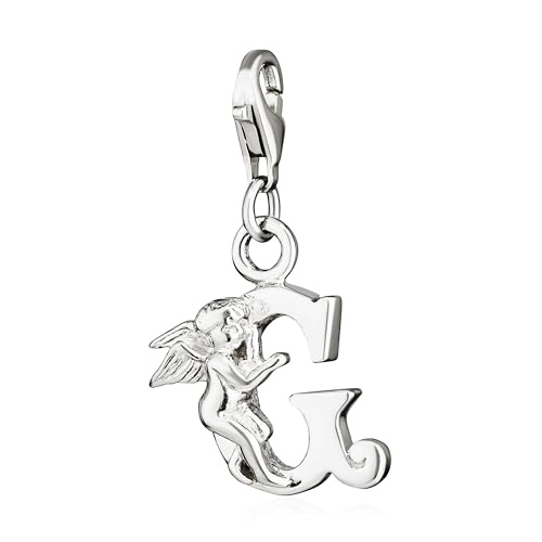 NKlaus Bracelet Bead Charm - Anhänger Buchstabe G 925 Silber Alphabet für Armband 15189 von NKlaus
