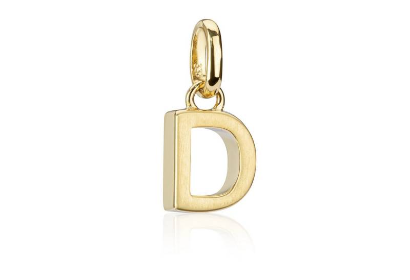 NKlaus Buchstabenanhänger Buchstabe D kleiner Kettenanhänger 333 Gelb Gold 8 (1 Stück) von NKlaus
