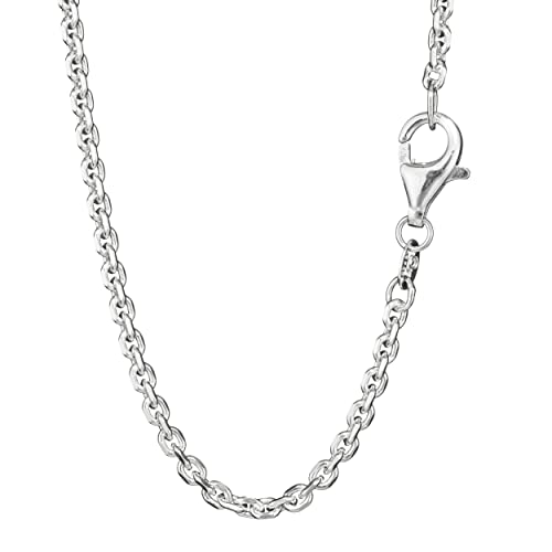 NKlaus 70cm Ankerkette 925 Silber elegante Halskette Breite: 2,0mm Collier 7,64g schwer 6887 von NKlaus