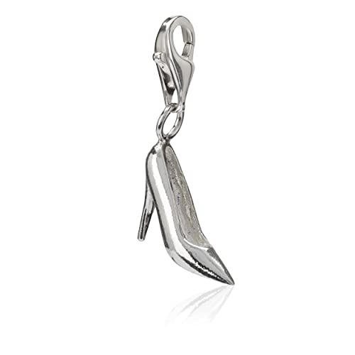 NKlaus Damen Charm-Anhänger High Heels Schuhe 925 Silber 15x4mm für Bettelarmband 13221 von NKlaus