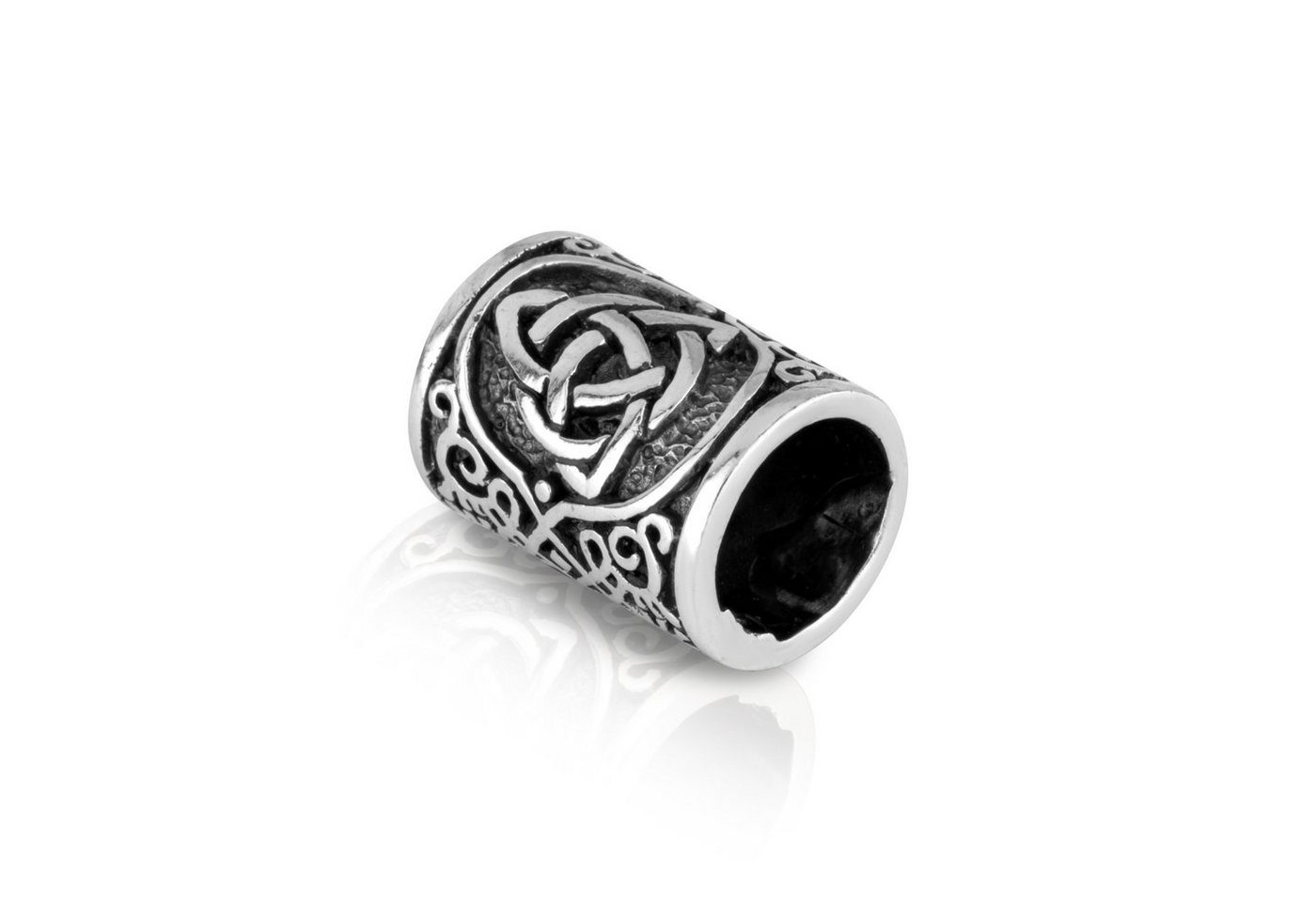 NKlaus Diadem Triquetra 925 Silber Bartperle Wikinger Keltisch von NKlaus
