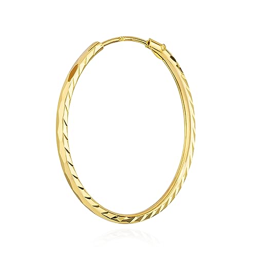 NKlaus Einzel 18mm Creole 333 Gelbgold 8 Karat Ohrringe 1,1mm breites Damen Ohrschmuck 14802 NKlaus Einzel 18mm Creole 333 Gelbgold 8 Karat Ohrringe 1,1mm breites Damen Ohrschmuck 14802 von NKlaus