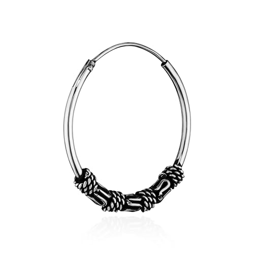 NKlaus Einzel 925 STERLING SILBER Keltische Celtic Gothic Creole 19mm 7251 NKlaus Einzel 925 STERLING SILBER Keltische Celtic Gothic Creole 19mm 7251 von NKlaus