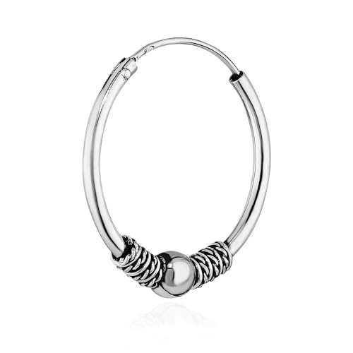 NKlaus Einzel 925 STERLING SILBER Keltische Celtic Gothic Creole massiv 20mm 7269 NKlaus Einzel 925 STERLING SILBER Keltische Celtic Gothic Creole massiv 20mm 7269 von NKlaus