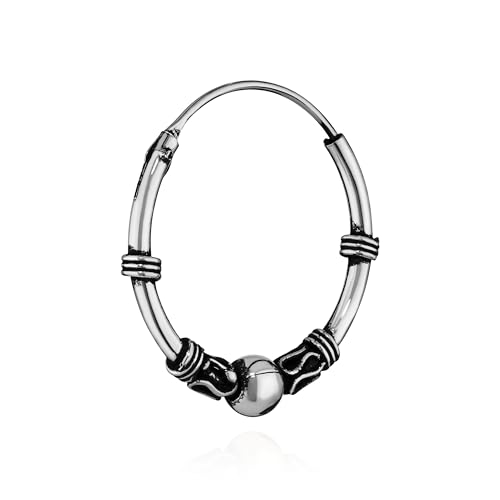 NKlaus Einzel 925 STERLING SILBER Keltische Celtic Gothic Creole massiv 20mm 7275 NKlaus Einzel 925 STERLING SILBER Keltische Celtic Gothic Creole massiv 20mm 7275 von NKlaus