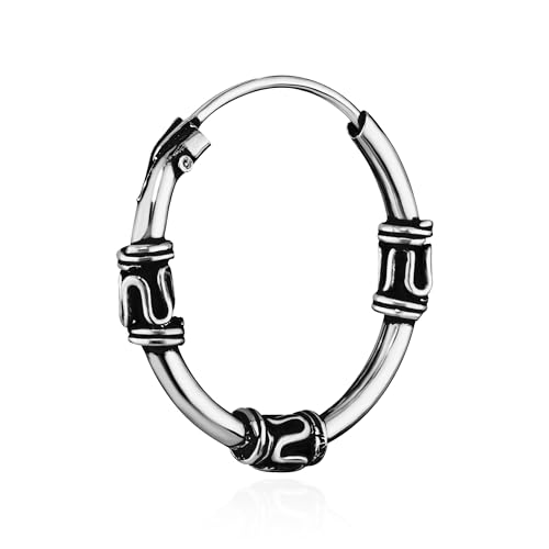 NKlaus Einzel 925 STERLING SILBER Keltische Celtic Gothic Creole 16mm 7249 NKlaus Einzel 925 STERLING SILBER Keltische Celtic Gothic Creole 16mm 7249 von NKlaus