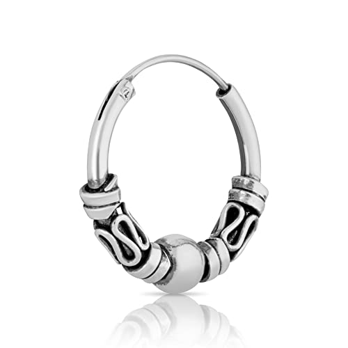 NKlaus Einzel Bali Creole Klassisch Ø 20 mm 925 Sterling Silber Gothic Mittelalter 2331 NKlaus Einzel Bali Creole Klassisch Ø 20 mm 925 Sterling Silber Gothic Mittelalter 2331 von NKlaus