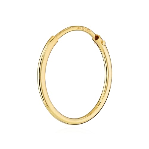 NKlaus Einzel HERREN Creole ECHT GOLD 333er 8 Karat Ohrring Ohrschmuck von NKlaus