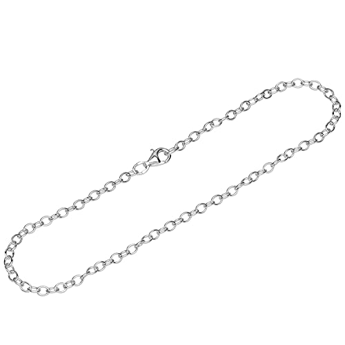 NKlaus Fusskette 925 Sterling Silber 26cm Steg Anker Kette Damen Fusskette glänzend Neu 12587 von NKlaus