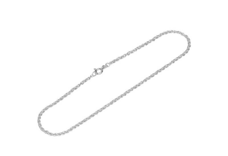 NKlaus Fußkette Fusskette 925 Sterling Silber 26cm Doppelanker Ket (1 Stück), Made in Germany von NKlaus