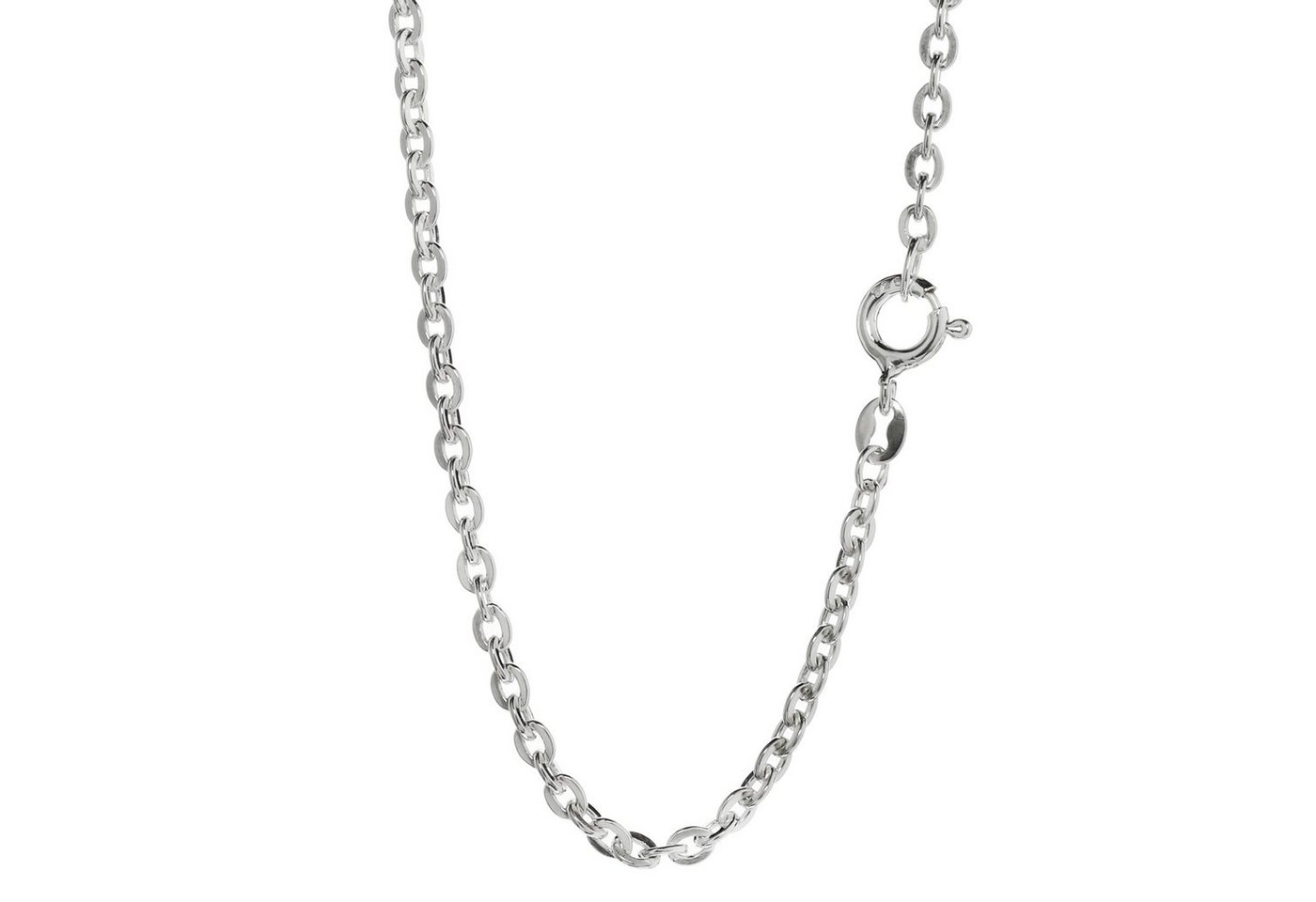 NKlaus Gliederkette Halskette 40cm Ankerkette flach 925 Silber Collier von NKlaus