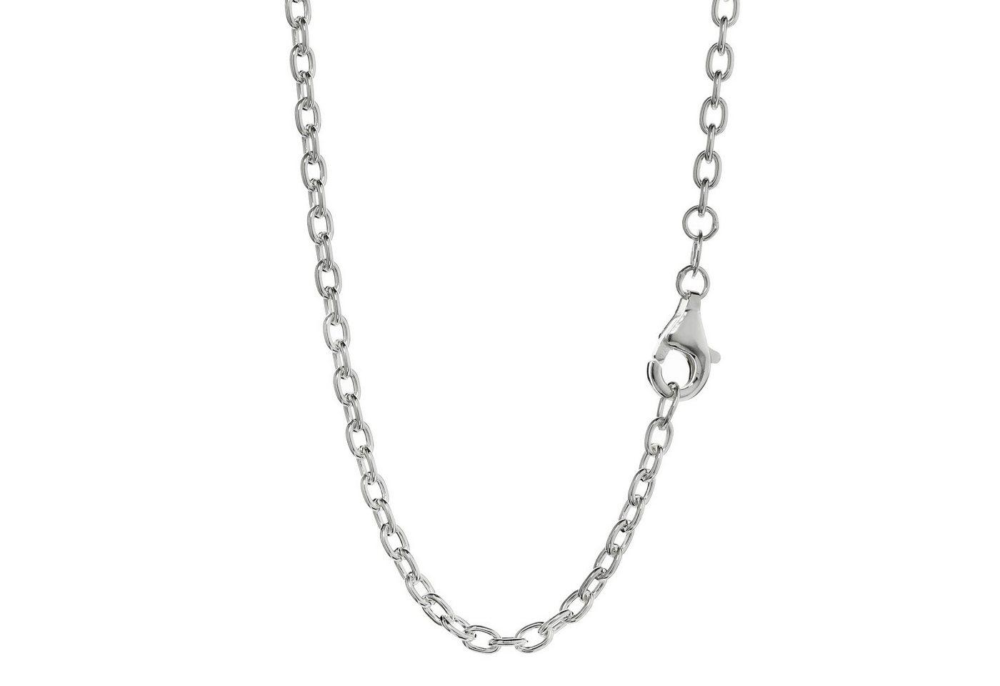 NKlaus Gliederkette Halskette 80cm Ankerkette weit rund 925 Silber 2,4 von NKlaus