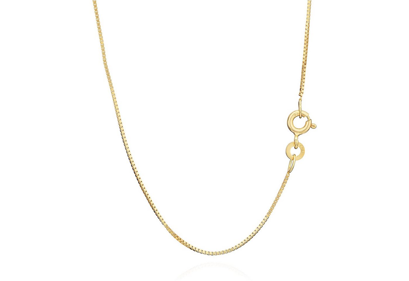 NKlaus Goldkette 40cm Venezia 333 Gelbgold Echt 8 Karat Venezianerkette Collier 0.7mm 1 von NKlaus