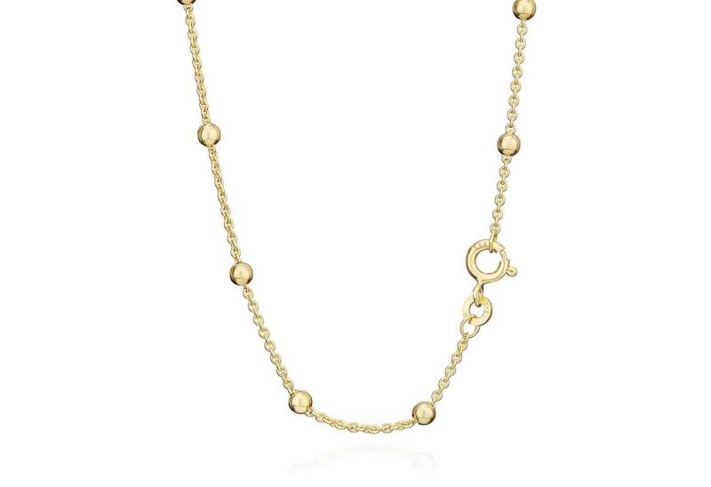 NKlaus Goldkette 45cm Ankerkette 333 Gelbgold 8k Massiv Halskette Anker Collier Rund 3, (1 Stück), Made in Germany von NKlaus