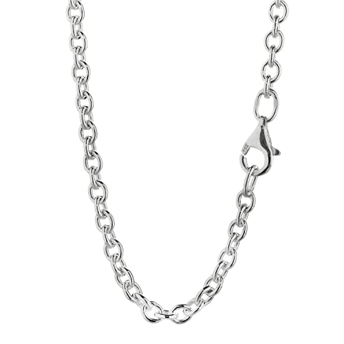 NKlaus 42cm Ankerkette 925 Silber elegante Halskette Breite: 3,0mm Collier 8,7g schwer 3125 von NKlaus