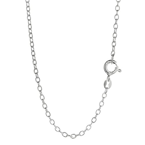 NKlaus 80cm Ankerkette 925 Silber elegante Halskette Breite: 1,8mm Collier 3,7g schwer 3800 von NKlaus