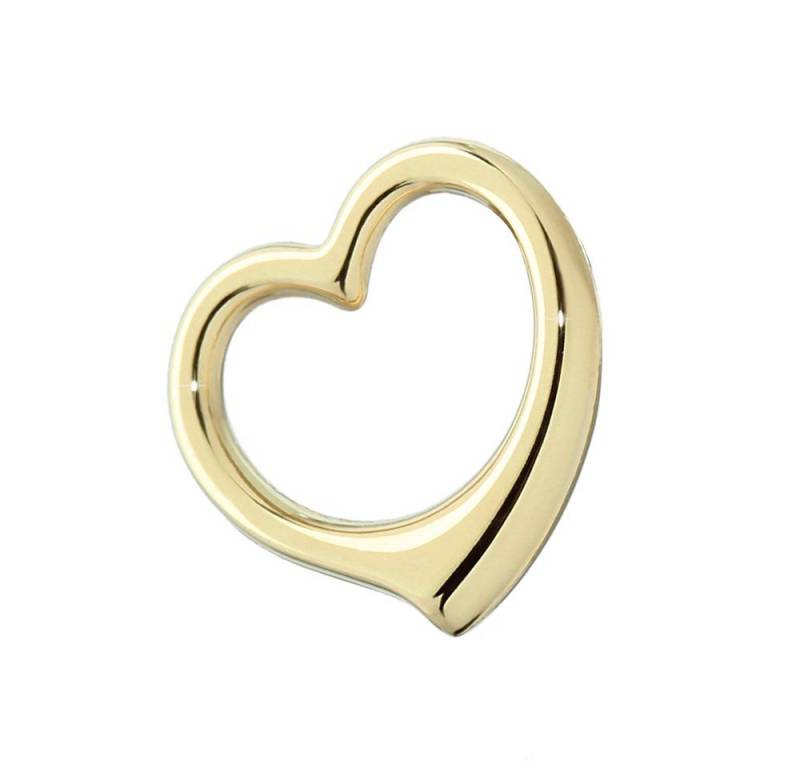 NKlaus Herzanhänger 585 Gelbgold Herz Anhänger Ketten Hochglanzpoliert (Echtschmuck) von NKlaus