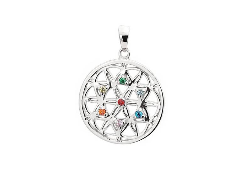 NKlaus Kettenanhänger 21mm Chakra Lebensblüme Kettenanhänger 925 Silber, 925 Sterling Silber Silberschmuck für Damen NKlaus Kettenanhänger 21mm Chakra Lebensblüme Kettenanhänger 925 Silber, 925 Sterling Silber Silberschmuck für Damen von NKlaus